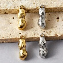 1pc/2pcs Cute Exquisite 304 Stainless Steel Vacuum Electroplated Long-Lasting Color Retention 3D Geometric Spherical Pendant Charms, Tooth, Lollipop, Peanut, Puppy And More, Suitable For Bag Decoration, Handmade DIY Jewelry Making Necklace Bracelet Earring Accessories - Picture - View 9