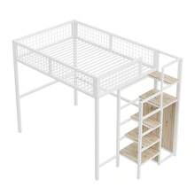 Estructura de cama alta para niños - Blanco - Ver 8
