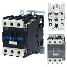 65A Three-Phase Contactor Coil Cjx2-6511 - Black - View 1