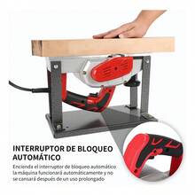 Cepilladora Eléctrica Para Madera Cepillo Profesional Kit Rojo - Tipo de Enchufe A USA (110-127V) - Ver 5