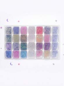 28/56pcs Mini Transparent Reusable Jewelry Storage Box, Detachable Earring Ring Organizer, Suitable For Beads, Cosmetics, Crafts, Compact Plastic Storage Box, Easter Gift - Clear - View 11