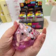 1pc Halloween Cube Squeeze Toy, Soft Non-Sticky Stress Relief Gadget, Fun Boredom Buster Halloween - Multicolor - View 8