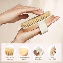 1/2PCS Body Scrub Brush, For Dry Or Wet Exfoliation, Bathing & Shower Cleaning Brush, Cleaning Supplies, Suitable For Cleaning, Massage, Body Care - Standard Version - View 6