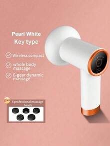 Portable Home Fat Compression Machine, Weight Loss Device, USB Rechargeable, Multi-Function Powerful Vibration Body Massager With 5 Massage Heads, Perfect Choice For Body Shaping And Beautification, Unisex - Multicolor - View 14