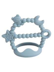 1pc Cute Silicone Baby Teether Wrist Teething Toy With Textured Massage Nubs Anti-Drop Infant Teether Baby Shower Gift For 0-12 Months Babies - 多色 - 查看 19