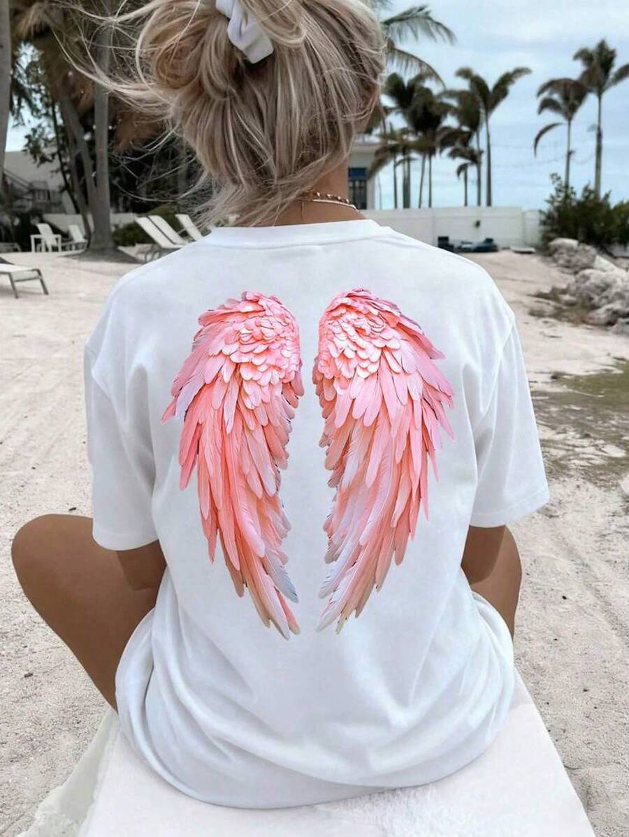 Women T-Shirts - 白色 - 查看 1