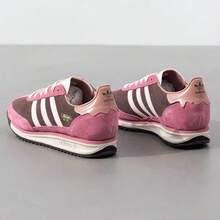 Adidas SL 72 Women's Casual Retro T-Toe German Army Trainers Sneakers - Rose Pink/Brown - View 5