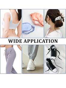 20mm Elastic Sewing Band, High Elasticity Rope, Stretchable Braided Cord, Suitable For Waistband, Cuff DIY Sewing Projects, Strong And Durable Elastic Band, Suitable For Pants, Skirts, Clothing Making And Mask Making - P-White - View 8
