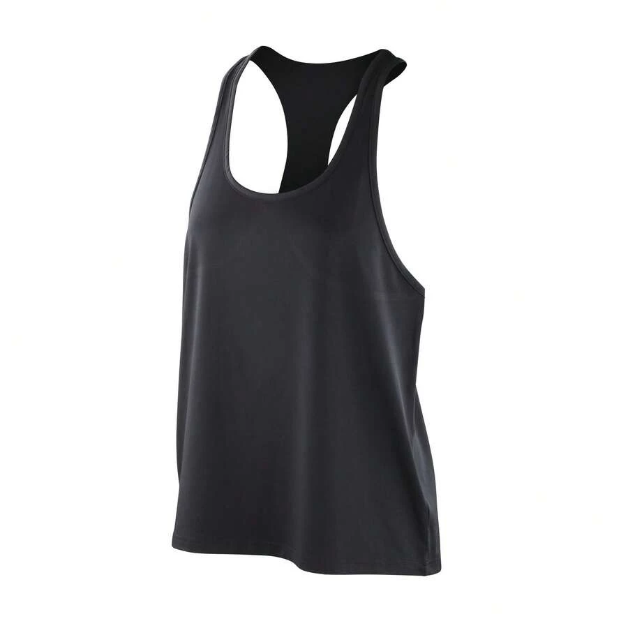 Spiro Womens/Ladies Softex Stretch Sleeveless Tank Top - Black - View 1