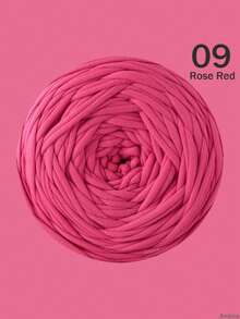 1/2件 T-Shirt 粗毛線，大號 300g±20g/件 - 2cm 寬，柔軟聚酯纖維毛線布料，適用於 DIY 鉤編包包、籃子、地墊、拖鞋、娃娃、毛線手工藝，多色度假風鉤編線，鉤編配件，手工禮物 - 彩色 - 查看 24