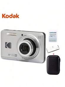 Kodak FZ55 Portable Digital Camera 16.3MP HD Home Travel Pocket Card Camera 28mm Wide-Angle 5x Zoom Lightweight Mini Compact For Capturing Beautiful Moments - View 15