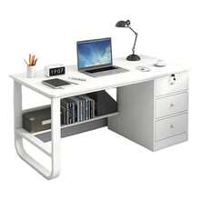 Home Office Desks - White - View 8
