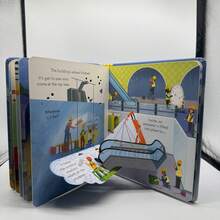 Compact Educational Picture Book "A Beehive", Cardboard Material, Foldable Inner Pages, Suitable For Family Reading, Early English Learning, Cognitive Enlightenment, Language Development, Halloween And Christmas - Multicolor - View 8