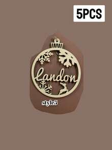 Custom Christmas Decorations With Name, Personalized Christmas Tree Decorations, Customized Christmas Ornaments, Back To School - Style a - View 15