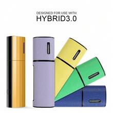 1PC Colorful Leather Protective Case Cover Compatible With Heated Device, Portable Sleeve Holder, Stylish Anti-Scratch Accessory - Multiple Colors - View 2