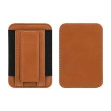 EIGIIS 1pc Magnetic Phone Wallet With Expandable Stand, Holds Up To 3 Cards, Suitable For Various Occasions, Perfect Gift For Husband, Father Or Mother - Multicolor - View 9