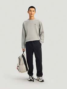 Adidas Men's TH WAFFLE CREW Knit Sweatshirt No Hood KR2542 - Grey - View 6