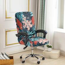 1 buah Sarung Kursi Kantor Bermotif, Sarung Kursi Gaya Minimalis, Cocok Untuk Kantor, Ruang Belajar, Ruang Keluarga, Sarung Kursi Kantor Bermotif dengan Resleting - beraneka warna - View 8