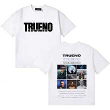 Rapper Trueno 2026 New Graphic Merchandise T-Shirt For Men Women Gothic Style Cotton Short Sleeve Summer 90s Oversized Comfortable T-Shirts Unisex - Color 2 - View 2