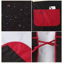 High-Quality Lightweight Kitchen Apron, All-Season Practical Workwear, Wide Strap, Comfortable And Breathable, Unisex, Suitable For Chef Cooking, Gardening, Painting, Grilling, Cafe, Baking, Hair Styling And Nail Art - A - View 3