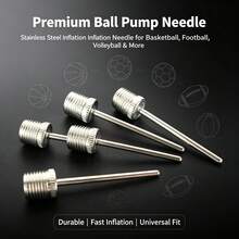 10/20/30pcs Multiple Packaging Options, This Metal Inflation Needle Set Comes In Various Sizes, Compatible With All Types Of Manual Air Pumps And Electric Inflation Pumps, Dedicated Replacement Accessory For Ball Inflation. Made Of Solid Metal One-Piece Construction, Smooth Surface Resistant To Rust, Standard Needle Thickness, Smooth Insertion And Removal Without Damaging Ball Inner Bladder, Regular And Secure Threaded Interface, No Air Leakage After Connecting To Air Pump. - Multicolor - View 1