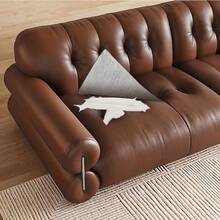 1 Rolo Extra Grande de Remendo Autoadesivo de Couro Sintético, Remendo de Reparo de Sofá, Remendo de Reparo de Móveis, Adequado para Sofá de Couro Sintético, Cadeira, Interior de Carro e Bolsas de Roupa, Presente Exquisito de Feriado, Presente para Amigos e Família, Presente de Páscoa. - Vários estilos e cores - Visão 14