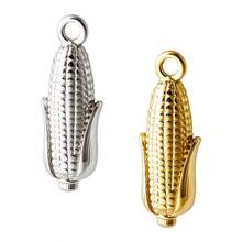 1pc/2pcs Cute Exquisite 304 Stainless Steel Vacuum Electroplated Long-Lasting Color Retention 3D Geometric Spherical Pendant Charms, Tooth, Lollipop, Peanut, Puppy And More, Suitable For Bag Decoration, Handmade DIY Jewelry Making Necklace Bracelet Earring Accessories - Picture - View 55
