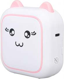 Mini Impresora Térmica Portátil Rosa sin Tinta con APP y Papel, Impresora de Bolsillo para Notas, Fotos, Estudio y Diario - Rosa - Ver 3