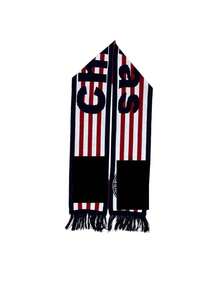 Men Scarves Set - Red and White - View 2