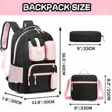3-Piece Set Kids School Backpack, Includes Crossbody Bag And Pencil Case, Suitable For School Students - L80 Children's Schoolbag - View 4