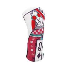 Embroidered Golf Club Headcover - Synthetic Material, Colorful Playing Card Design, Protective Fashion Accessory, Golf Club | Fashion Headcover | Colorful Embroidery - C - View 7