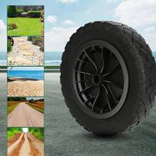 14-Inch Wheelbarrow Tire (Size 3.50-8), Suitable For Garden Wheelbarrows, Go-Karts, Trailers, And Utility Carts. - C - View 2