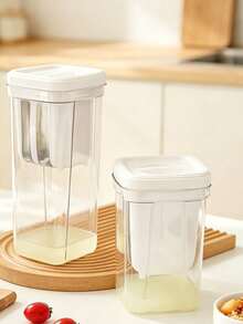 Greek Yogurt Maker Kit, Cheese Water Separator, Homemade Greek Yogurt Machine, Cold Brew Milk Separator With Ultra-Fine Mesh Strainer And Sturdy Flip-Top Rectangular Storage Box, Home Yogurt Making Tool, Yogurt Filter, Also Can Be Used As Food Storage Box, Snack Storage Box - View 2