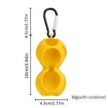 New Golf Silicone Ball Holder, Portable Golf Accessory, Mini Version, Holds 2 Balls - Multicolor - View 7
