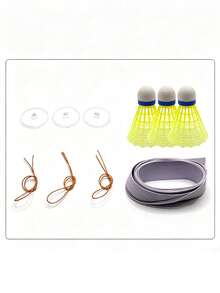 1pc Badminton Power Training Device, Single Player Solo Training Tool For Indoor Badminton Practice - Multicolor - View 5