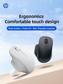 HP S1000 Plus Cute Silent Wireless Mouse, 2.4GHz Portable USB Mouse, Plug And Play, Suitable For Computer Laptop, Perfect Holiday Gift. - View 2