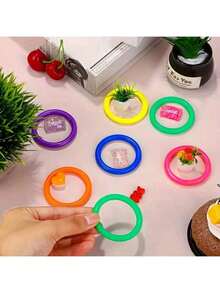 30pcs Random Color Ring Toss Props, Ring Throw Game, Outdoor Carnival Backyard Fun Game Family Gathering Party Props - Multicolor - View 10