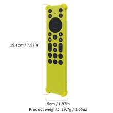 2入裝 RC923A FMB1 與 RC813A FMB1 (2025/2026) 遙控器矽膠保護套，防滑防震保護殼，適用於 QM6K QM7K Mini-LED 電視遙控器 - 查看 6