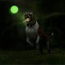 Glow In The Dark Elastic Ball, Pet Dog Chew Ball, Anti-Bite Toy Ball, Large, Medium Training And Entertainment Ball, And Small Dog (This Product Is An Elastic Ball, It Does Not Glow By Itself, It Is Not Easily Damaged, Made Of High Elasticity Rubber Material, Can Glow, Suitable For Teeth Training, Interactive Spherical Chew Toy, Suitable For Small, Medium, Large Dogs). - Multicolor - View 3