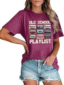 Women T-Shirts - 紫色 - 查看 3
