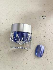 1 Botol (0,5g) Bubuk Kuku Glitter Moonlight Mirror Bubuk Aurora Dekorasi Kuku - MultiWarna - View 6