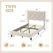 Kselythan Beds - Beige - View 3