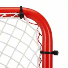 Hockey Goal Street Hockey Net, 183 X 64 X 122 Cm Hockey Training Goal Set, Official Professional Indoor/Outdoor Hockey Goal Made Of Steel Tubes With Net, White/Red, Training-XY17122 - Multicolor - View 3