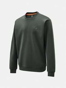 Adidas Men's TH MH SWT Knit Sweatshirt No Hood KR2506 - Green - View 1