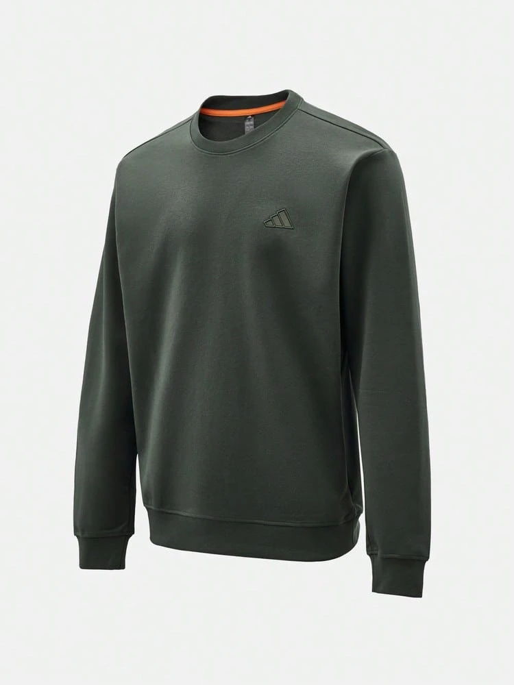 Adidas Men's TH MH SWT Knit Sweatshirt No Hood KR2506 - Green - View 1