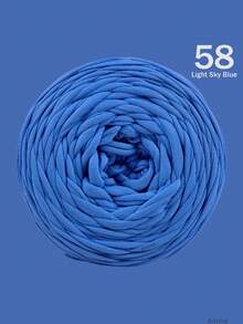 1/2件 T-Shirt 紗線，大號 300g±20g/件 -2cm 寬，編織布料柔軟聚酯纖維紗線，適用於 DIY 鉤編包包、籃子、地墊、拖鞋、娃娃、紗線手工藝。多色紗線、度假紗線、鉤編紗線、手工紗線、多功能鉤編配件、手工禮物 - 彩色 - 查看 59