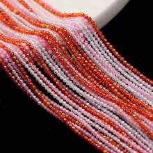 170pcs 2mm Mixed Color Natural Zirconia Round Beads, Loose Beads For DIY Jewelry Necklace Bracelet Earring Making Accessories Materials - Zirconia Beads - View 6