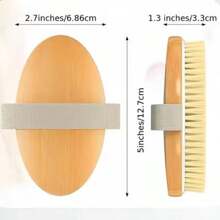 2/4PCS Dry Brush Body Massage Brush, Gentle Exfoliating SPA Bath Massager - Suitable For Dry And Wet Skin, Anti Slip Handle Design To Prevent Hair Accumulation - Perfect For Creating A Home SPA Experience, Personal Massager - Soft Bristle Brush - View 2
