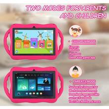 1pc/Children Electronic Learning Toy/4GB RAM + 64GB Storage/7 Inch Tablet/Quad-Core 1.3GHz Processor/Android 13 System/1280x800 IPS High Definition Resolution Screen/2MP + 5MP Dual Camera/4000mAh Large Capacity Battery/Support WiFi Games/Made Of ABS Plastic + Silicone Material Tablet (Includes: Packaging Box/Data Cable/Instruction Manual/OTG Adapter/SIM Card Pin) - Multicolor - View 8