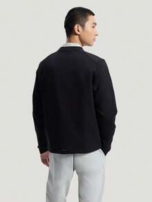 Adidas Men's WUZONG WEN CREW Knitted Sweatshirt No Hood KG0802 - Black - View 2